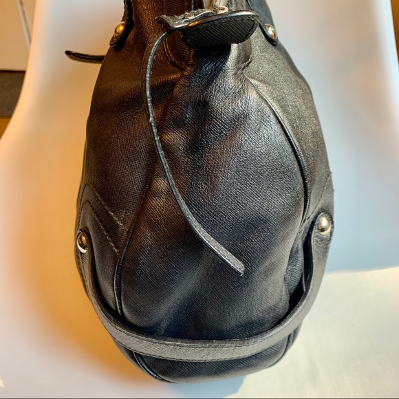 SALVATORE FERRAGAMO large black Dome Satchel - Picture 2 of 15